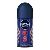 Nivea Men Dry Impact Antiperspirant 72h Roll On - 50ml - ShopXonline
